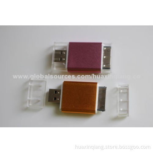 2014 Smartphone OTG USB Flash Drives, 8-16GB Capacity, 10 Years Data Retention with LED Indicator